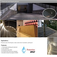 CREE LED IP67 12V 24V Outdoor Garden Patio Paver Recessed Deck Floor Wall LED Underground Lamp Light Landscape Sidewalk Lighting