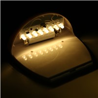 8LEDs Solar Power Garden Wall Light Waterproof IP55 Outdoor Garden Fence Street Lamp Lawn Lamp With Solar Charging 18X102X64mm