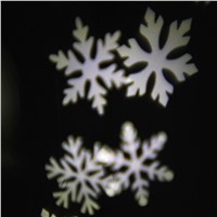 LED Christmas Snowflake Laser Projector Light Outdoor Waterproof Garden Landscape Tree Decoration Lamp DJ Party Stage Light