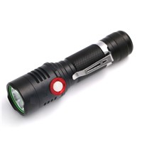 USB Charging Zoomable Lantern CREE L2 Powerful LED Flashlight Waterproof Torch Aluminum Alloy Outdoor Camping Hiking Torch --M25