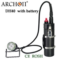 100% Original Archon DH40  WH46 Cree XM-L U2 Canister Snorkeling Scuba Diving LED Headligh with battery