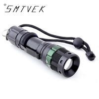 New Mini Flashlight CREE Q5 LED Torch Zoomable Adjustable Penlight Lantern Portable 3 Modes Waterproof  For 18650 Torch Lamp