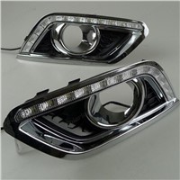 auto part 1 set yellow turn signal lLED drl for B/UICK E/ncore 2013-2015 car accessory daytime running light Fog lamp