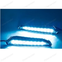2 Pcs/set Waterproof LED Daytime Running Light DRL For Buick Enclave  2013-2015 With Turning Signal Lights