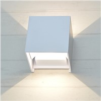 Courtyard aisle balcony bedside bedroom hotel project outdoor waterproof outdoor led aluminum wall lamp