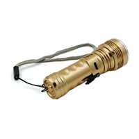New Mini LED Flashlight Alloy Waterproof 3 Modes Adjustable Focus Zoomable Torch Light --M25