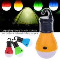 Outdoor Camping Lamp Tent Light Torch Flashlight Hanging Flat LED Light 3 Mode Adjustable Lantern AAA Battery ABS Plastic