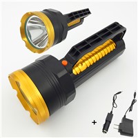 Long Range Searchlight Flashlight Rechargeable Powerful Flash Search Light Torch Lanterna Camping Lights lamp with Charger