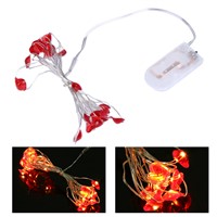 2m Love New Year Garland Christmas LED Chain Light String Colorful Holiday Fairy Lighting Wedding Party Decoration