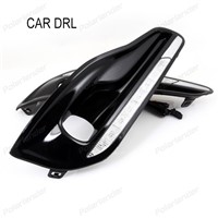 2 pcs auto accessory car led Daytime Running Lights DRL Daylight Kit Super White  for C/itroen C4L 2013-2015 car-styling