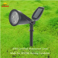 2017 New 4 LEDs Garden Lights Solar Panels Outdoor Solar Lawn Lamps LED High Quality