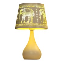 Table lamp creative warm Nordic simple bedroom study wedding wedding warm elephant bedside lamps CL FG381