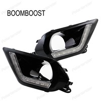 BOOMBOOST auto fog lamps  Car styling for SUBARU Forester 2013-2015 daytime running lights