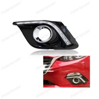 2 pcs car accessory Car styling daytime running lghts For M/azda 3 Axela 2014-2015