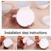 360 Whirl LED Night Light Rechargeable IR Motion Sensor Auto Lamp Cool/Warm Light USB Charger For Bedroom Toys Bulb Luminaria