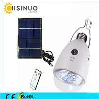 12 LEDs Outdoor &amp;amp;amp; Indoor Solar Light  Garden Home Security hanging Lamp dimmable  with Remote Controlled Camping Travel Lighting