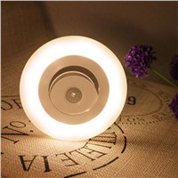 Auto Night Light Body Sensors LED Light Motion Detector Warm White Wardrobe Bedside Room Emergency Lamp