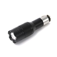 Mini portable Flashlight Rechargeable built-in car charger Lanterna For Camping Working Lamp Car Cigarette outdoor flashlight