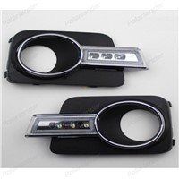 1 set auto part car styling LED Day Driving Lamp Daytime Running Lights DRL For V/olkswagen T/iguan 2010 2011 2012