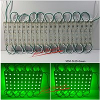 7512 5050 SMD 5LED Green Module Waterproof IP65 super bright backlight  20pcs