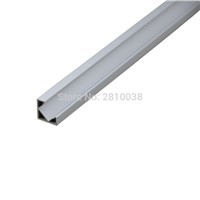 10 X 0.5M Sets/Lot 30 Degree Angle aluprofile led streifen and LED strip light channel diffuser for Kitchen Cabinet lights