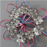 wholesale 100pcs DC24V 1903IC 4Leds LED Pixel modules Waterproof IP68 Iron Shell LED Module For Advertising Board Display Window