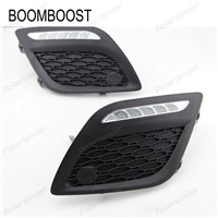 BOOMBOOST With Auto Dimming Function! Car Accessories ABS Cover LED Daytime Running Light DRL Lamp for Volvo XC60 2009-2013