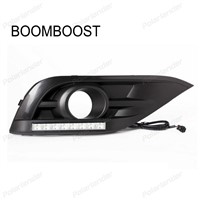 boomboost fog lamps drl led Ccar styling daytime running lights for Honda CRV 2012-2015