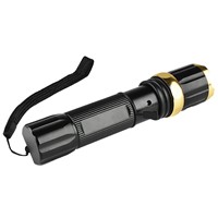 Red Laser+CREE T6 Tactical LED Flashlight, 3800LM 3 Modes Zoomable Hunting Light,Torch for Gun,for 18650/AAA battery zk52