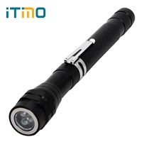 ITimo Multifunctional Magnetic Flexible Neck Waterproof Pick Up Tool LED Flashlight Lantern Telescopic Mini Portable Light