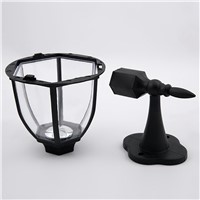 Outdoor Solar Power LED Light Path Way Landscape Mount Garden Fence Home Decoration Wall Street Lamp Cold/Warm Light