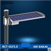 New Ultra thin Solar Powered 6W all in one Solar LED Street Light Outdoor Lighting Garden Path Spot Light Wall Emergency Lamp