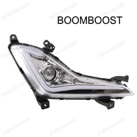 BOOMBOOST Daytime running lights For Hyundai elantra 2014-2015 car styling 2 pcs car accessory drl led turn signal lamps