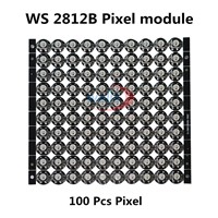 10 ~ 1000 4-Pin WS2812B WS2812 LED Chip &amp; Heatsink 5 V 5050 RGB WS2811 IC Ingebouwde