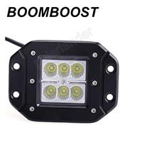 BOOMBOOST 2pcs LED For Motorcycle Tractor Truck Trailer Off road Driving Vehicle Work Light 24W Spot Lamp HOT SELL