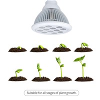 36W 12 LED Plant Grow Lights Bulbs E27 Hydroponic Lamp for Indoor Plants