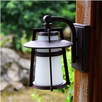 Europe outdoor wall lamp garden balcony sconce light American retro rainproof courtyard lights