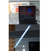 New USB Super Bright Table Lamp 10 Led Desk Lamps for Notebook PC Flexible Metal Portable Reading Light