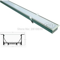 9 X 0.6M Sets/Lot T type Anodized Silver Linear lighting led and Linear pendant lighting for ceiling and pendant lights