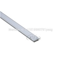 10 X 0.5M Sets/Lot T type Extruded LED streifen alu profil and Anodized aluleisten led for recessed wall or floor lighting