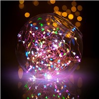 The Button Battery 2Meters 20 Lights Holiday Party Decoration Festival Copper Wire String Fairy Light Lamp