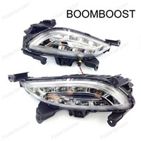BOOMBOOST 2pcs auto accessory turn signal For Hyundai Sonata 2010-2012  car styling daytime running lights
