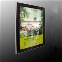 A1 Single Side Aluminum Frame Magnetic Led Light Boxes, LED Backlit Displays for Cafe,Tea,Hotel,Restaurant etc