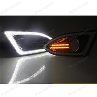 BOOMBOOST DRL for Ford edge 2015 12V LED Guiding Daytime Running Light Car Styling Lamps Fog Lights Auto Lamp