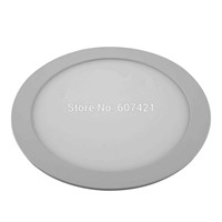 LED Round Recessed Ceiling Panel Down Light Ultra-slim Down Lamp for Dining Room, Living Room, Corridor,Conference Room,Office