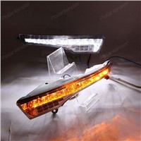 2 pcs headlight LED Car styling for  new t/eana Or A/ltima 2013-2015 daytime running lights