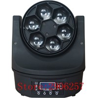 New Hot 6x15w Led Bee Eyes Moving Head RGBW 4in1 Stage Light  DMX 17Channels Mini Led Moving Head Beam Light  Stage Light  for
