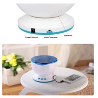 Calming Autism Sensory LED Light Projector Toy Relax Blue Night Music Projection  Ocean Blue Ocean projection lamp