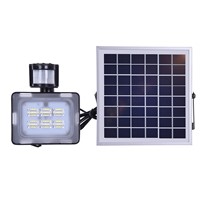 New 10W Solar LED Flood Light With PIR Motion Sensor DC12V 24V 1200LM Solar Powered Security Lights IP65 Waterproof Solar Light