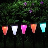 ITimo Multi-Color Changing Lawn Lights Path Landscape Light Garden Patio Decoraton LED Solar Lamps Outdoor Lighting Colorful